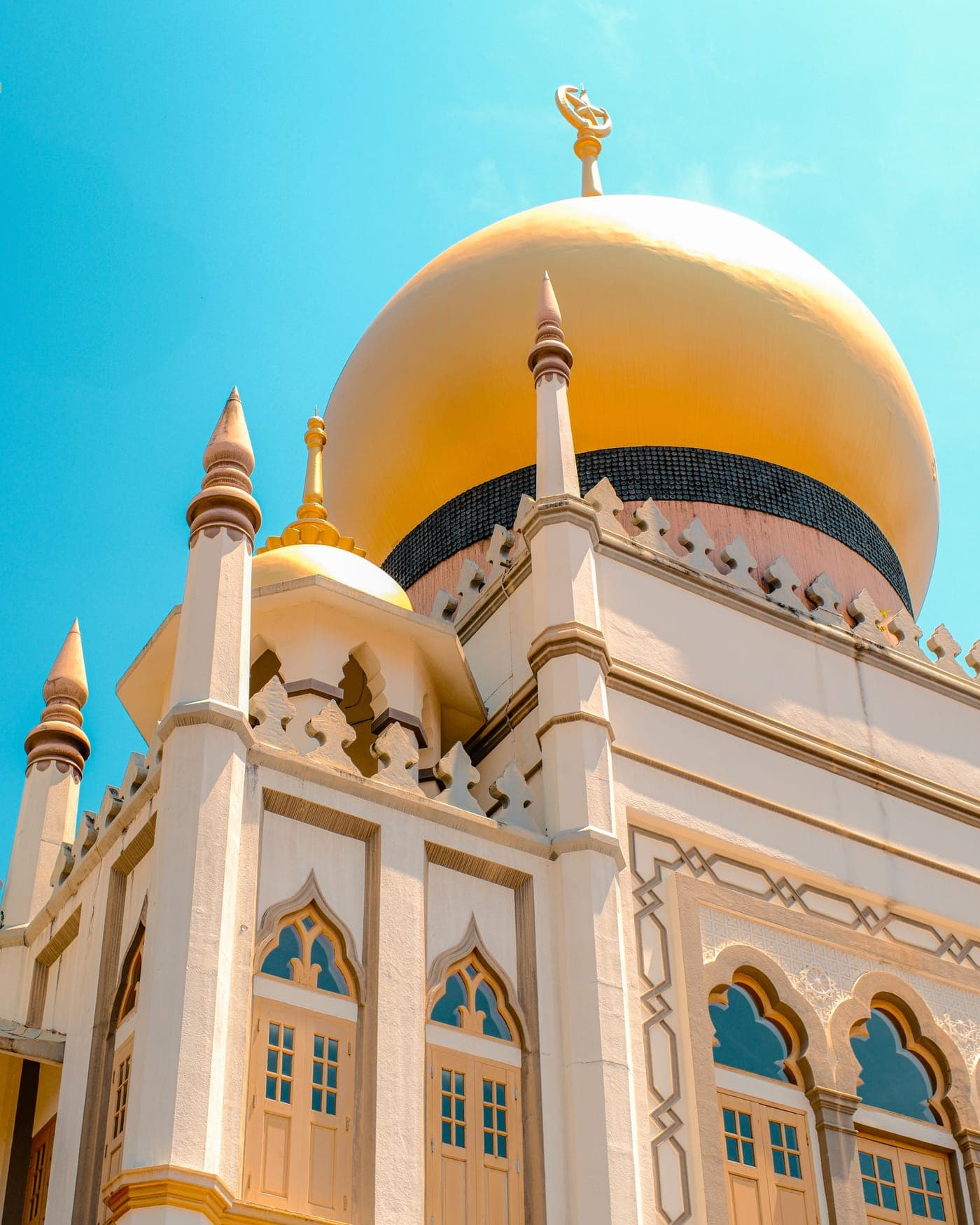 The gold dome of Sultan Mosque in Kampong Glam