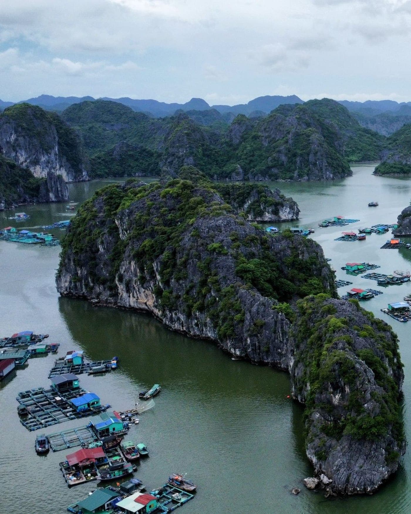 Ha Long Bay from the air