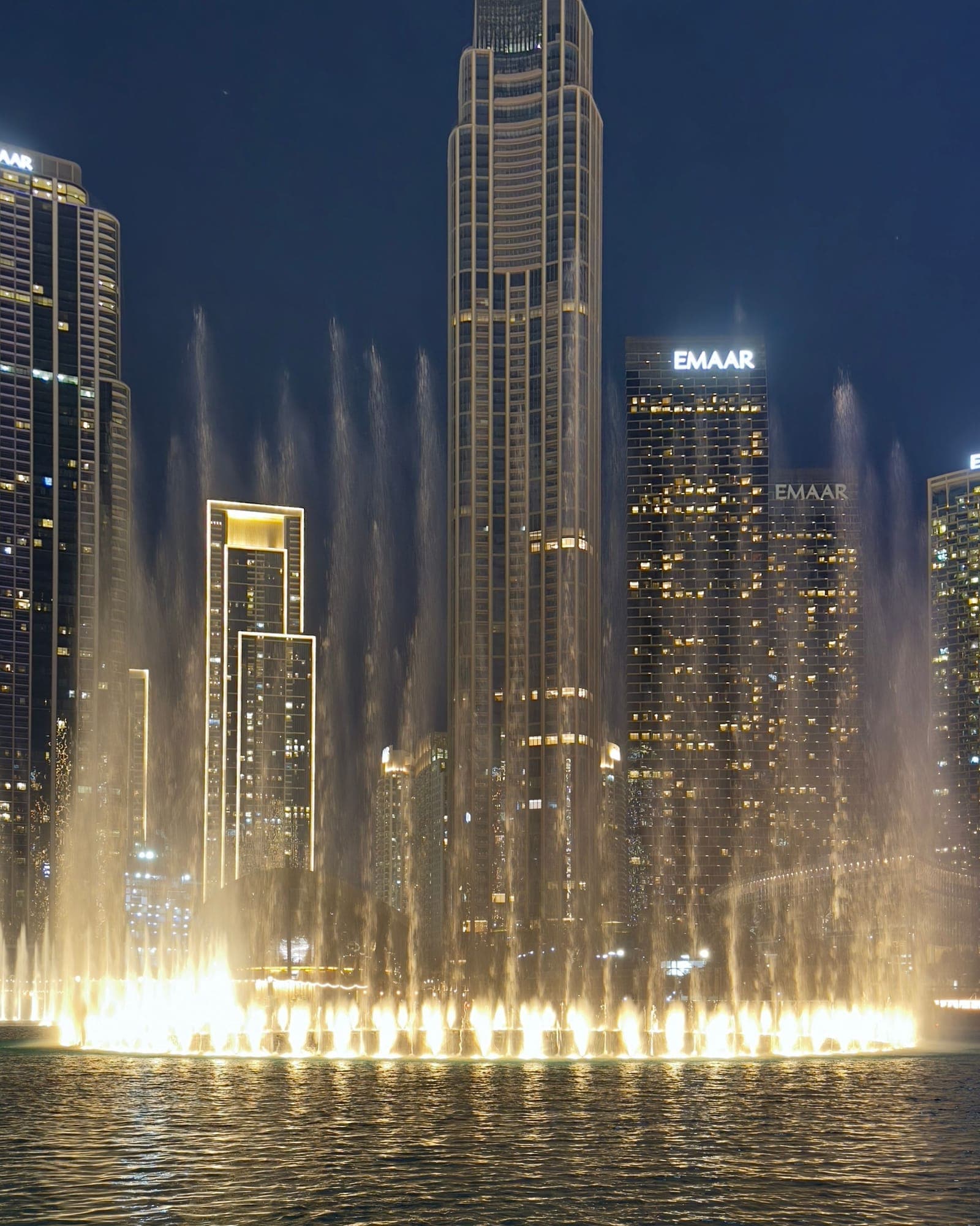The Dubai Fountain in Downtown Dubai