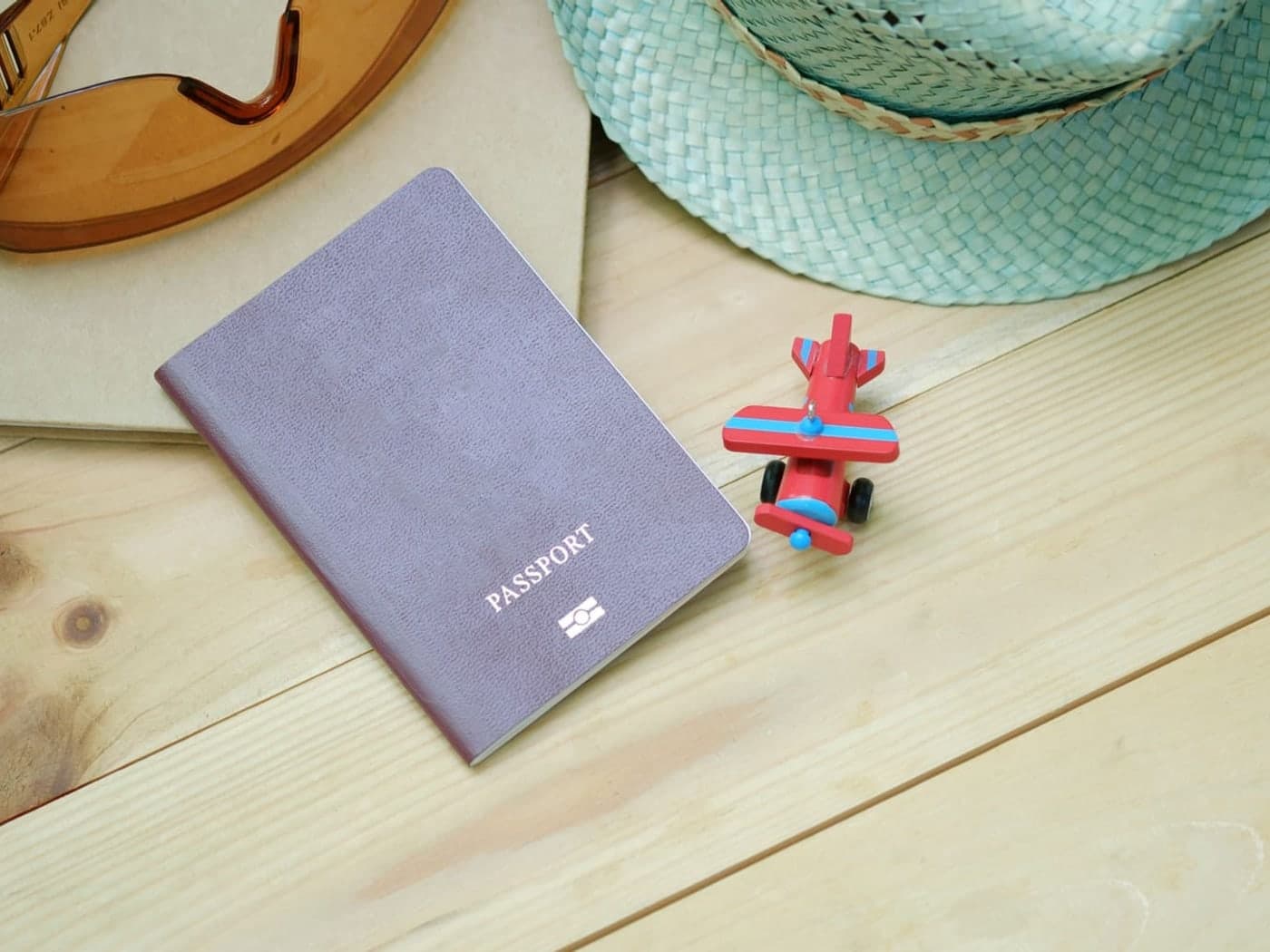 A passport prepared for an upcoming journey